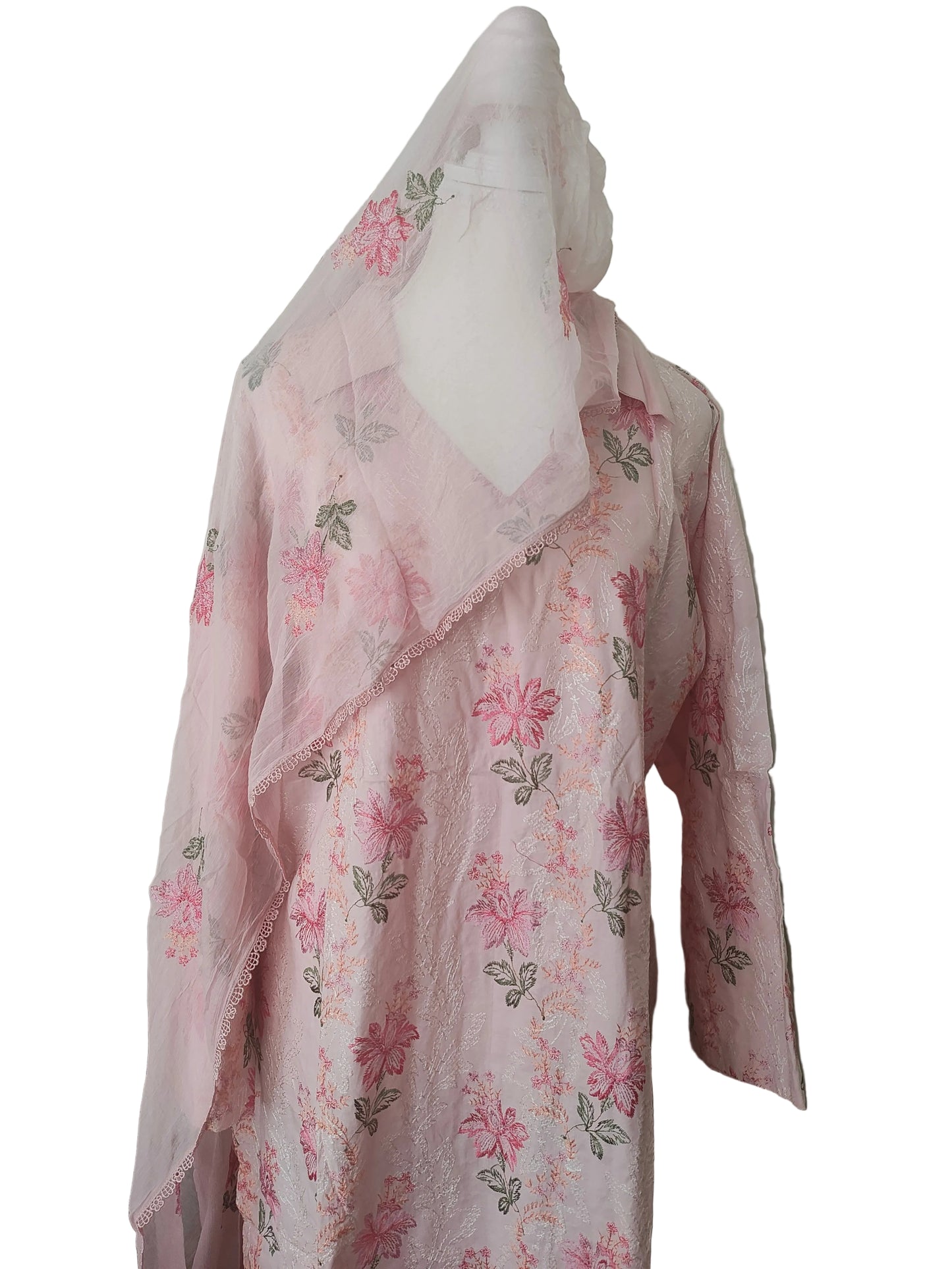 Embroidered large stitched cotton