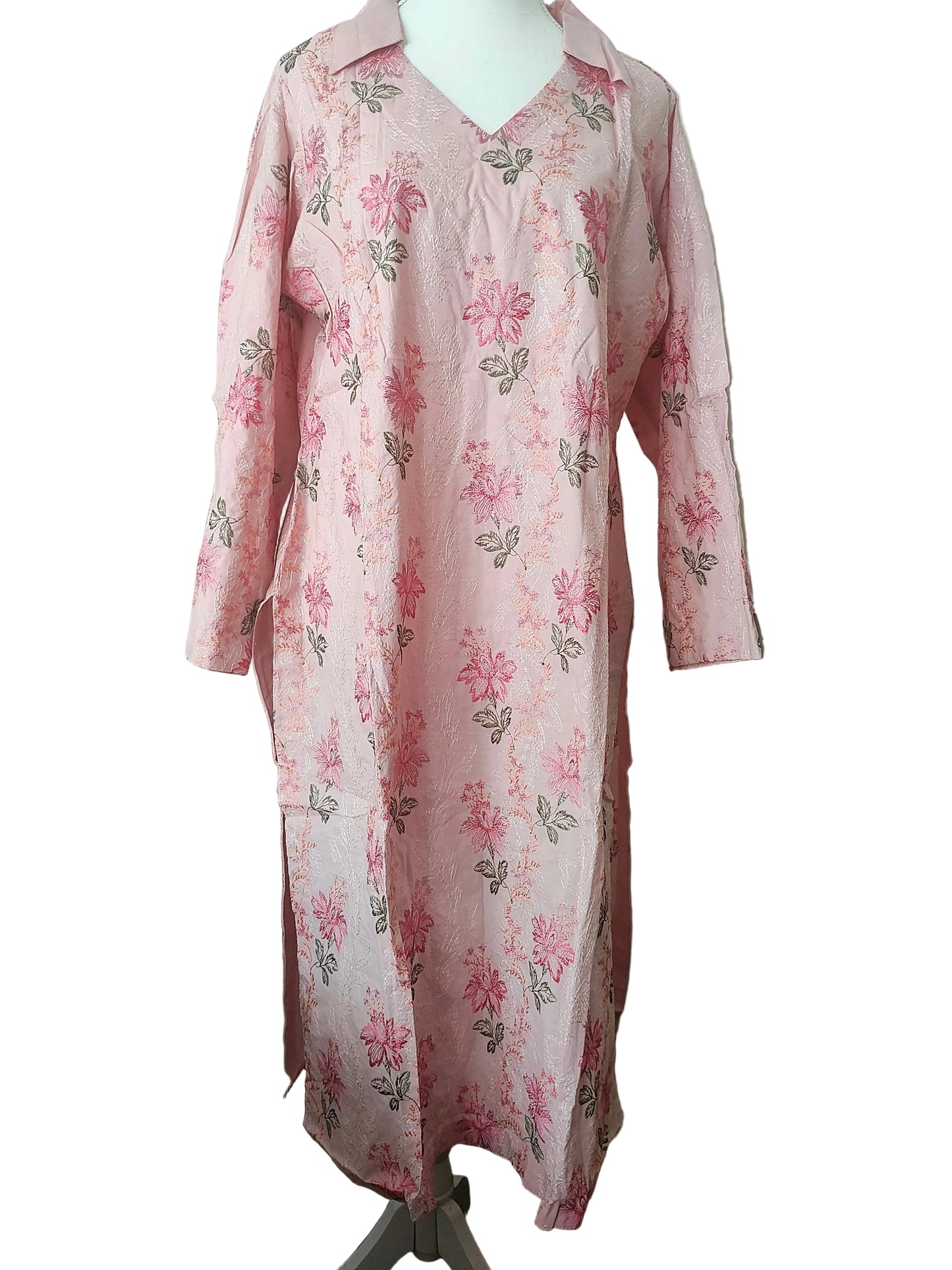 Embroidered large stitched cotton