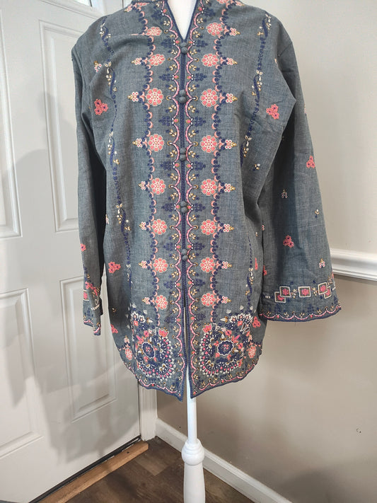 Ready to wear 2 piece large cotton