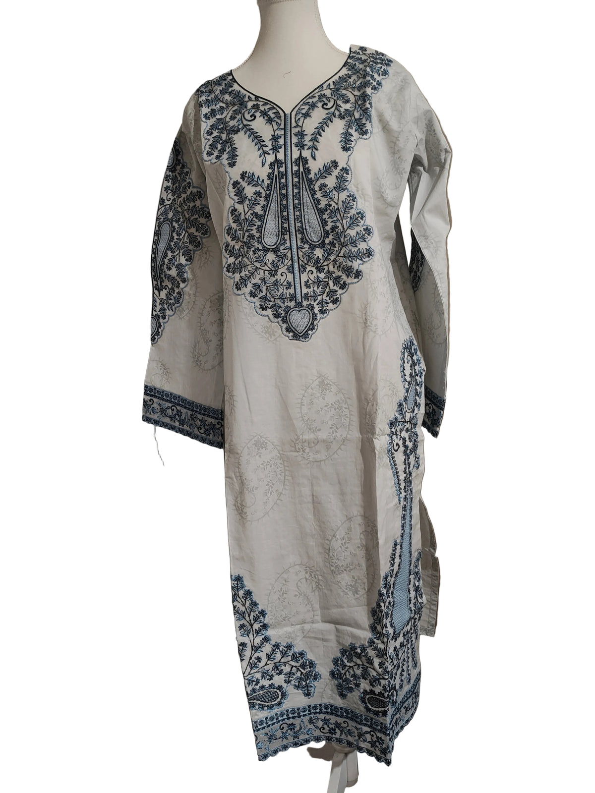 Cotton embroided medium and large