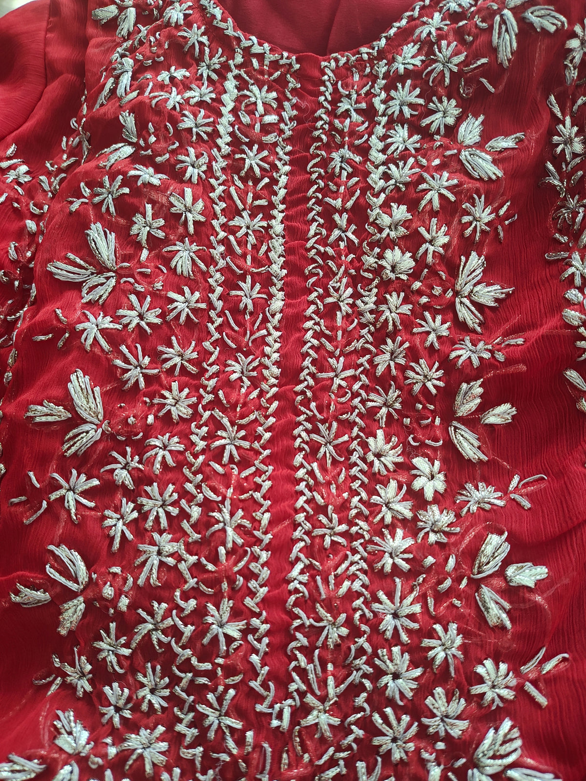 Large stitched gota work